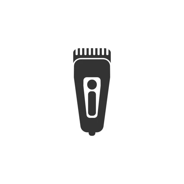 Rasierer Symbol Haarschneidemaschine Symbol Flachen Zeichen Vektor — Stockvektor