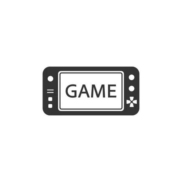 クリエイティブスイッチボタンコンソールイラスト フラットベクトルハイブリッドゲームコンソールアイコン — ストックベクタ