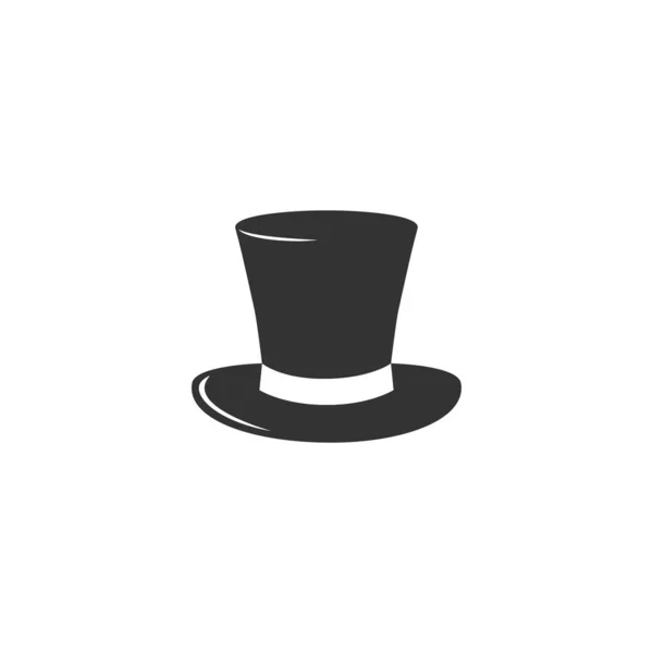 Magician Hat Icon Vector Template Flat Style Design — Stock Vector