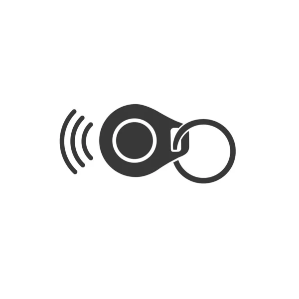 Ключ Радіочастотної Ідентифікації Fob Значком Кнопки Векторний Знак — стоковий вектор