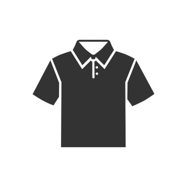 Polo shirt icon Sport Training sign. wear and tear, T-shirt human uniform vector icon, modern concept