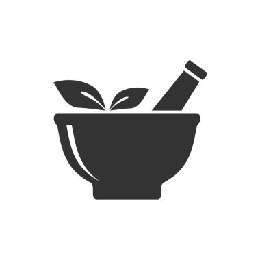 Eczane, tokmak ve havan topu simgesi..