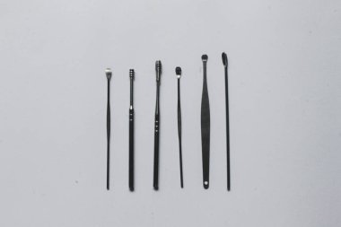 kulak temizleme araçları beyaz arkaplanlı resim koleksiyonu