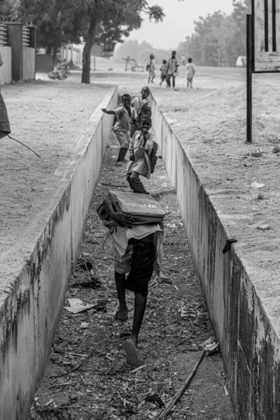 Abuja Nigéria Janeiro 2023 African Children Wearing School Uniform Educação — Fotografia de Stock