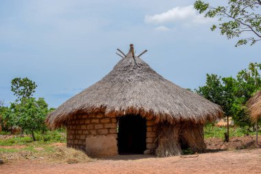 Abuja, Nijerya - 6 Mayıs 2023: Afrika 'daki Kırsal Çocuklar için okul binaları. Yerel Topluluklarda Eğitim Tesisi, Batı Afrika.