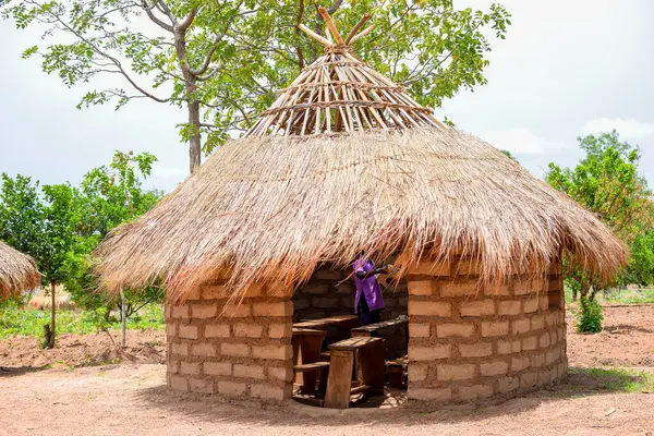 Abuja Nigeria Maggio 2023 Edifici Scolastici Bambini Rurali Africa Strutture — Foto Stock