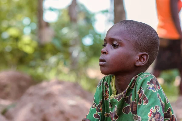 Abuja Nigeria Czerwca 2023 Portret Afrykańskiego Dziecka Losowe Szczere Chwile — Zdjęcie stockowe