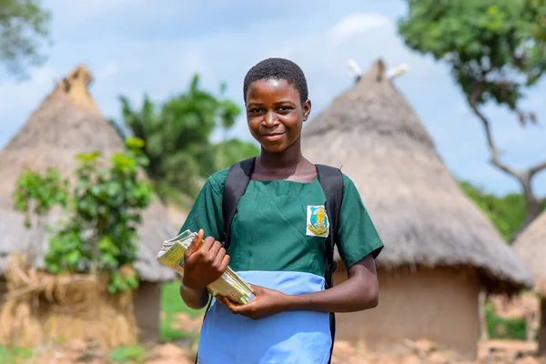 Abuja Nijerya Haziran 2023 Afrikalı Çocuklar Kırsal Toplulukta Öğreniyor Gülümseyen — Stok fotoğraf