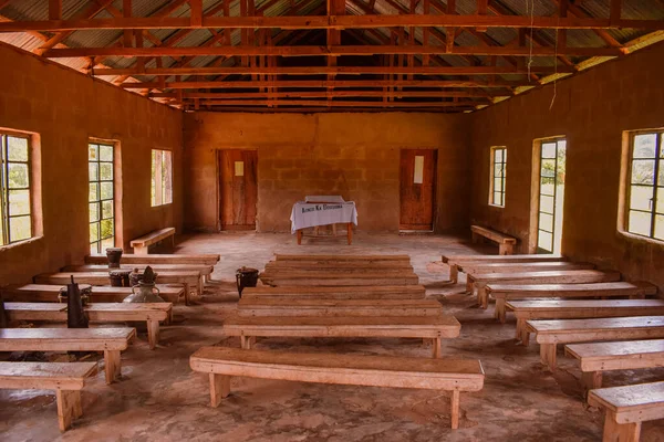 ナイジェリアのアブジャ 2023年5月6日アフリカの農村子供のための学校の建物 西アフリカの地域社会における教育施設 — ストック写真