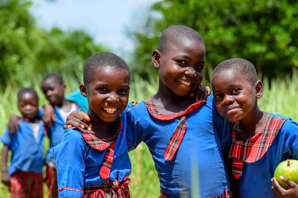 Abuja Nigeria Juni 2023 Junge Afrikanische Schüler Lernen Einer Ländlichen — Stockfoto