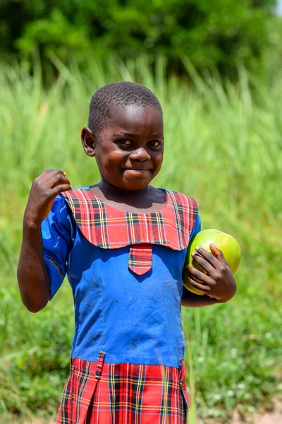 Abuja Nigeria June 2023 Portrait Cute African School Girl Posing — Stock Photo, Image