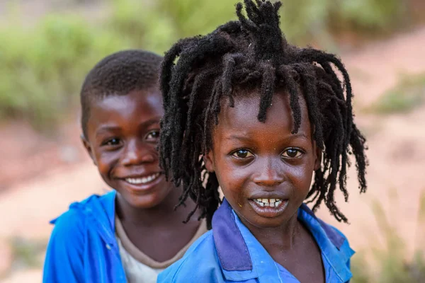 Abuja Nigeria Juni 2023 Porträtt Afrikanskt Barn Slumpmässiga Uppriktiga Ögonblick — Stockfoto