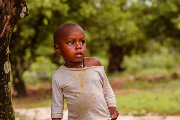 Abuja Nigeria Juni 2022 Porträt Eines Afrikanischen Kindes Zufällige Offene — Stockfoto
