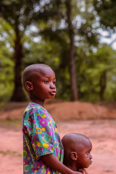 ナイジェリア 2023年6月20日 コヴィド19のコミュニティ センシテーション 先住アフリカの村の健康と水衛生 — ストック写真