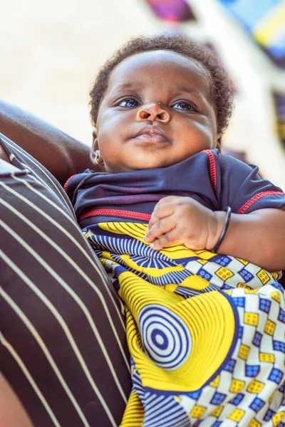 Abuja Nigeria Października 2022 Portret Afrykańskiego Dziecka Losowe Szczere Chwile — Zdjęcie stockowe