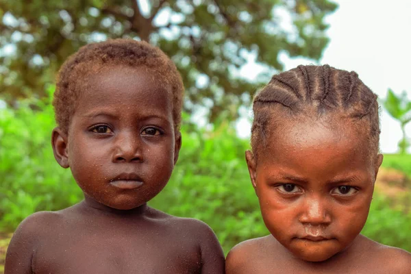 Abuja Nigéria Junho 2022 Retrato Uma Criança Africana Momentos Aleatórios — Fotografia de Stock
