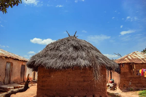 Jos East Plateau State Nigéria Maio 2021 Hut African Village — Fotografia de Stock