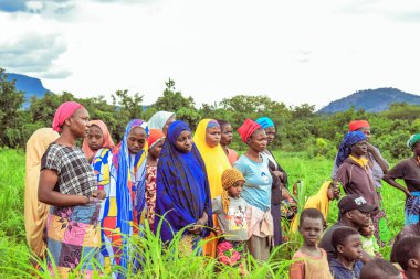 Plato Eyaleti - 26 Ekim 2022: Covid 19 Topluluk Duyarlılığı, Yerli Afrika Köyleri Sağlık ve Su Hijyeni. Seçim Kampanyası Toplantısı. Kanser Farkındalığı Programı ve Güçlendirme