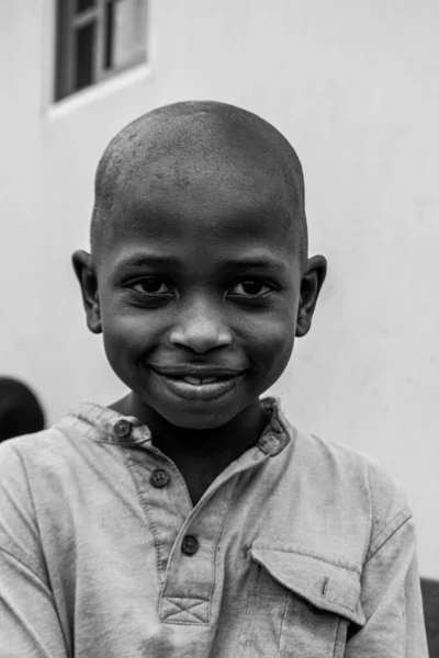 Abuja Nijerya Ekim 2022 Afrikalı Bir Çocuğun Portresi Afrikalı Çocuklar — Stok fotoğraf