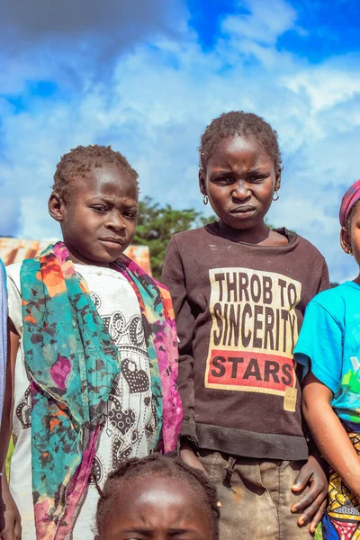 Plateaun Osavaltio Lokakuuta 2022 Afrikkalaiset Lapset Hetkiä Paikallisten Afrikkalainen Lapset — kuvapankkivalokuva