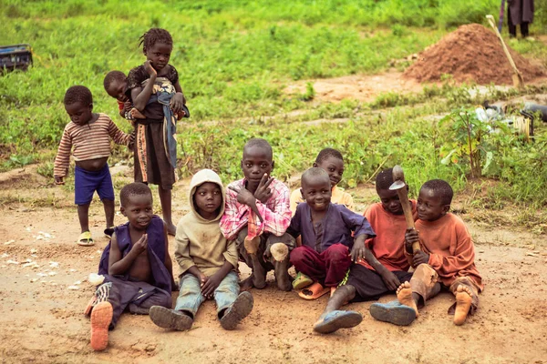 Abuja Nigeria October 2022 Portrait African Children Random Candid Moments — Stockfoto