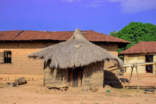 Gboko Benue State Maggio 2023 Veduta Del Fango Rurale Paesaggio — Foto Stock