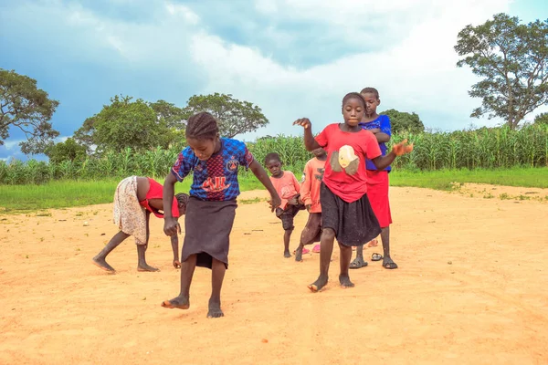 Плато Стейт Нигерия Октября 2022 Года Счастливые Африканские Дети — стоковое фото