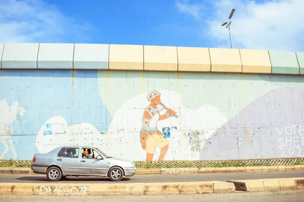 Abuja Νιγηρία Ιουνίου 2023 Προβολή Των Πολύχρωμων Τεχνικών Γκράφιτι Στον — Φωτογραφία Αρχείου