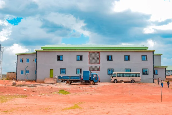 Jos East Plateau State May 2021 School Building African Community — 图库照片