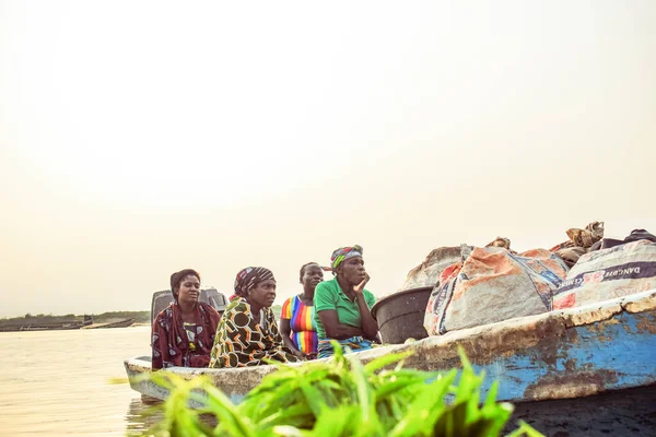 Delta State Nigeria December 2021 Användning Sjötransporter Afrikanska Samhällen Kommersiell — Stockfoto