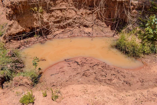Jos East Plateau State Nigeria Mei 2021 Onrein Verontreinigd Water — Stockfoto