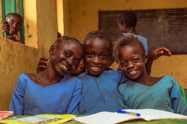 Abuja Nigeria Czerwca 2022 Portret Afrykańskiego Dziecka Uczącego Się Wspólnocie — Zdjęcie stockowe
