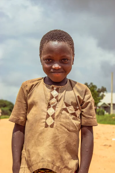 Οροπέδιο Κράτος Νιγηρία Ιουνίου 2022 Πορτρέτο Ενός Παιδιού Της Αφρικής — Φωτογραφία Αρχείου