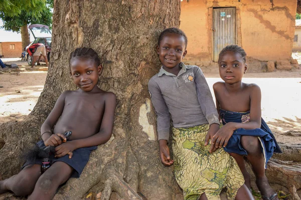 Абуджа Нигерия Июня 2022 Года Портрет Африканских Детей Случайные Откровенные — стоковое фото