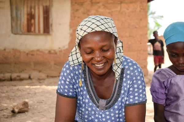 Karara Nasarawa State Mayo 2021 Retrato Una Madre Africana Sonriente — Foto de Stock