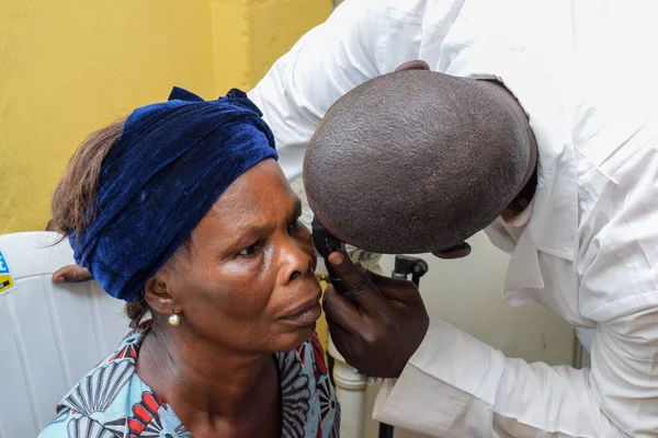 Abuja Nigeria August 2021 Africans People Diagnosed Cataract Eye Prepared — Stock Photo, Image