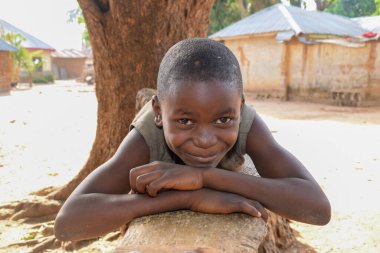 Karara, Nasarawa Devleti - 5 Mayıs 2021: Afrikalı Bir Çocuğun Portresi 
