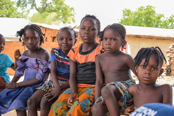 Opialu Benue State Nigeria März 2021 Afrikanische Kinder Dorf — Stockfoto