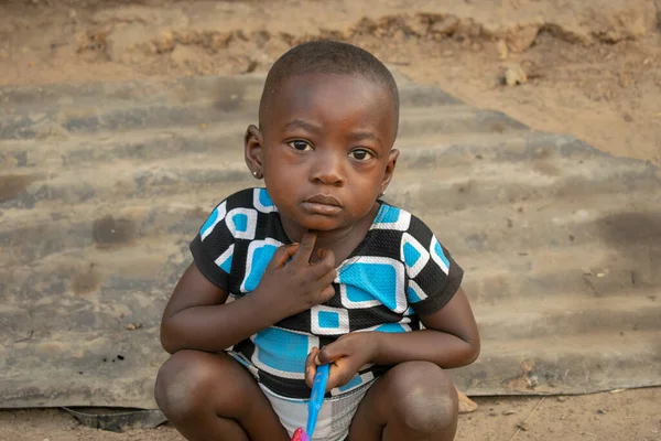 ベニュー州オピアル2021年3月6日アフリカの子供の肖像 — ストック写真