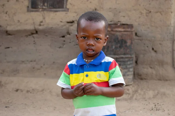 Opialu Estado Benue Nigéria Março 2021 Retrato Uma Criança Africana — Fotografia de Stock