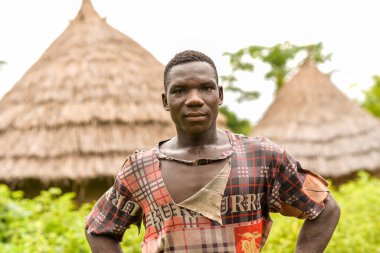 Talata, Plato Eyaleti - Haziran 2023: Afrikalı Adam Portresi