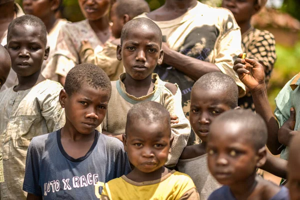 Talata Plateau State Juni 2023 Porträt Afrikanischer Kinder Zufällige Offene — Stockfoto
