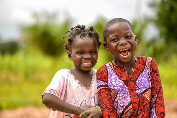 Abuja Nigeria Giugno 2023 Ritratto Bambini Africani Momenti Candidi Casuali — Foto Stock