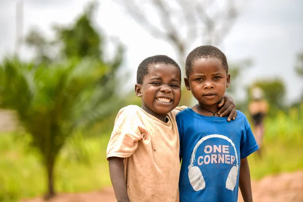 Абуджа Нигерия Июнь 2023 Года Портрет Африканских Детей Случайные Откровенные — стоковое фото