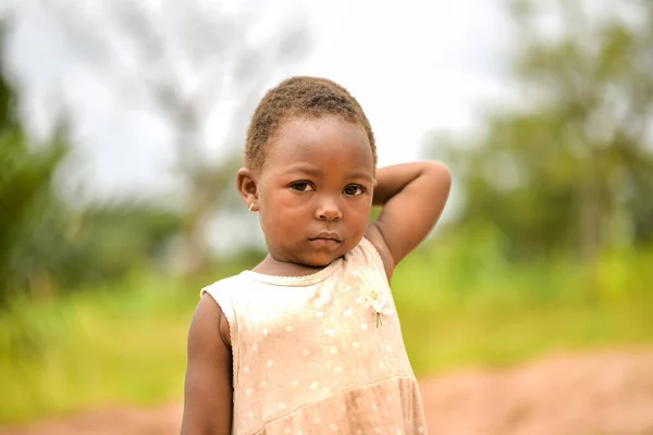 Abuja Nigeria June 2023 Portrait African Child Random Candid Moments — Stock Photo, Image