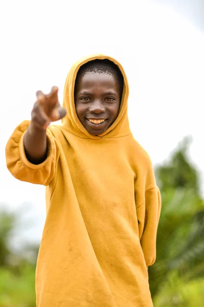 Abuja Nijerya Haziran 2023 Afrikalı Çocuk Portresi Afrikalı Çocuklarla Rastgele — Stok fotoğraf