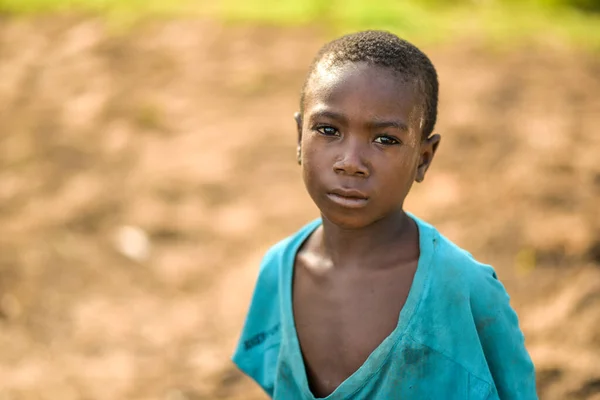 Abuja Nigeria Junio 2023 Retrato Del Niño Africano Momentos Francos — Foto de Stock