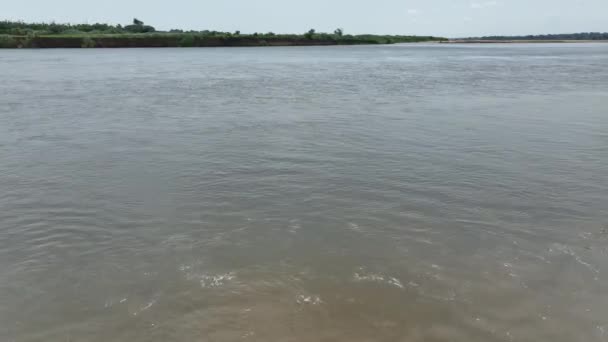 Batı Afrika Daki Katsina Nehri Nin Insansız Hava Aracı Görüntüsü — Stok video
