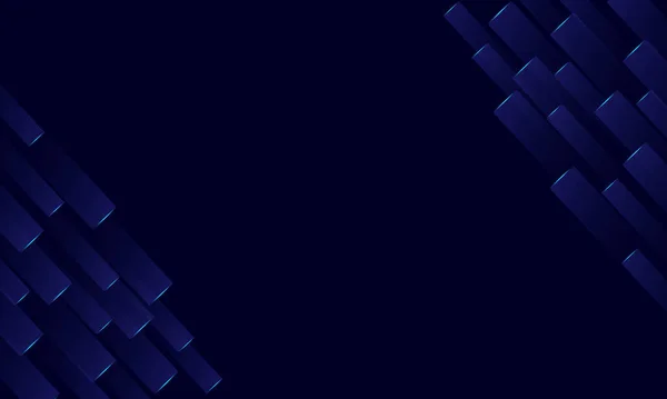 抽象的な背景青のグローの四角形バナーポスターカバー — ストック写真