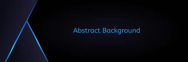 シンプルな青のラインの抽象的な背景 バナー ウェブとカバーのための濃い青の背景 — ストックベクタ